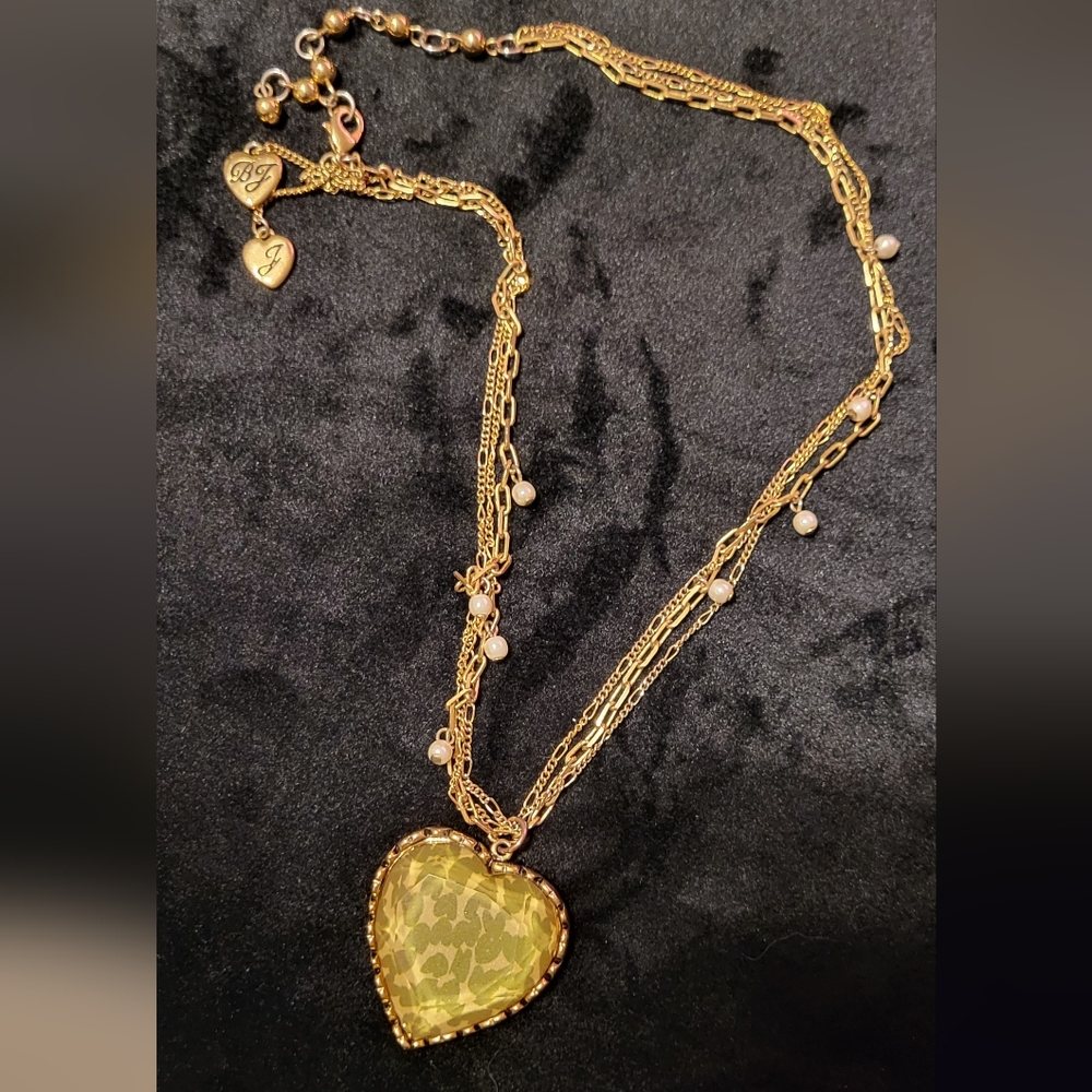 Betsey Johnson Heart Necklace